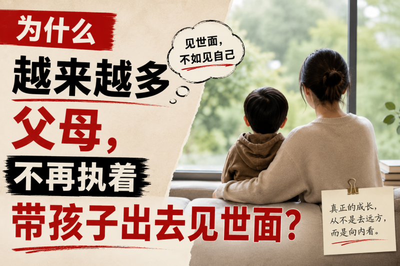 苏老师：为什么越来越多父母，不再执着带孩子出去见世面？-苏小兵家庭教育