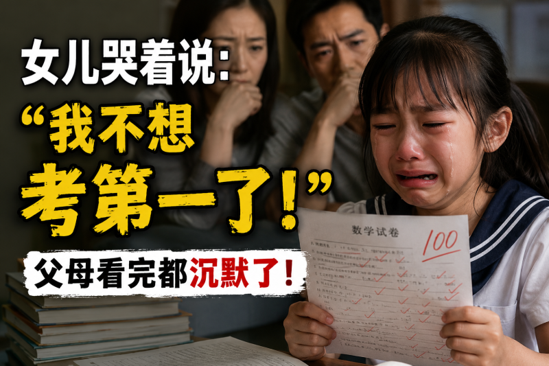 苏老师：女儿哭着说：